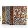 1PC 3D Vintage Embossed Mechanical Owl Journal Diary Notepad A5 Notebook