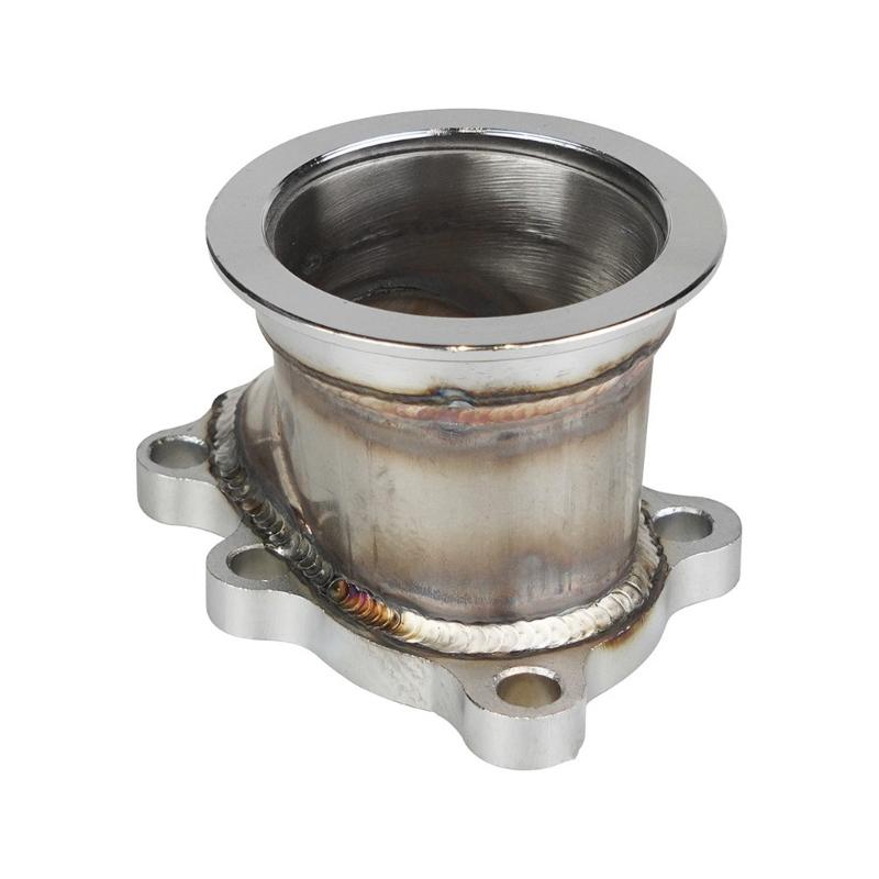 2.5"/63mm Vband Clamp Flange er Down Pipe Adapter V-Band Downpipe Connector Stainless Steel for T25 T28 GT25 GT28