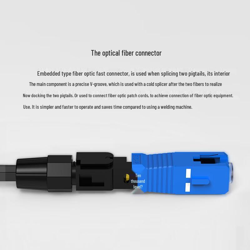 WANJEED Telecom Grade SC/UPC Fiber Optic Fast Connector