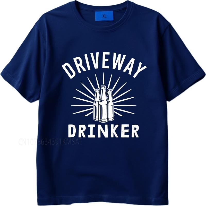 Big size summer Unisex t shirt Driveway Drinker Bottle Design With Rays Short Sleeve Workout Round Neck tees cotton men top tees