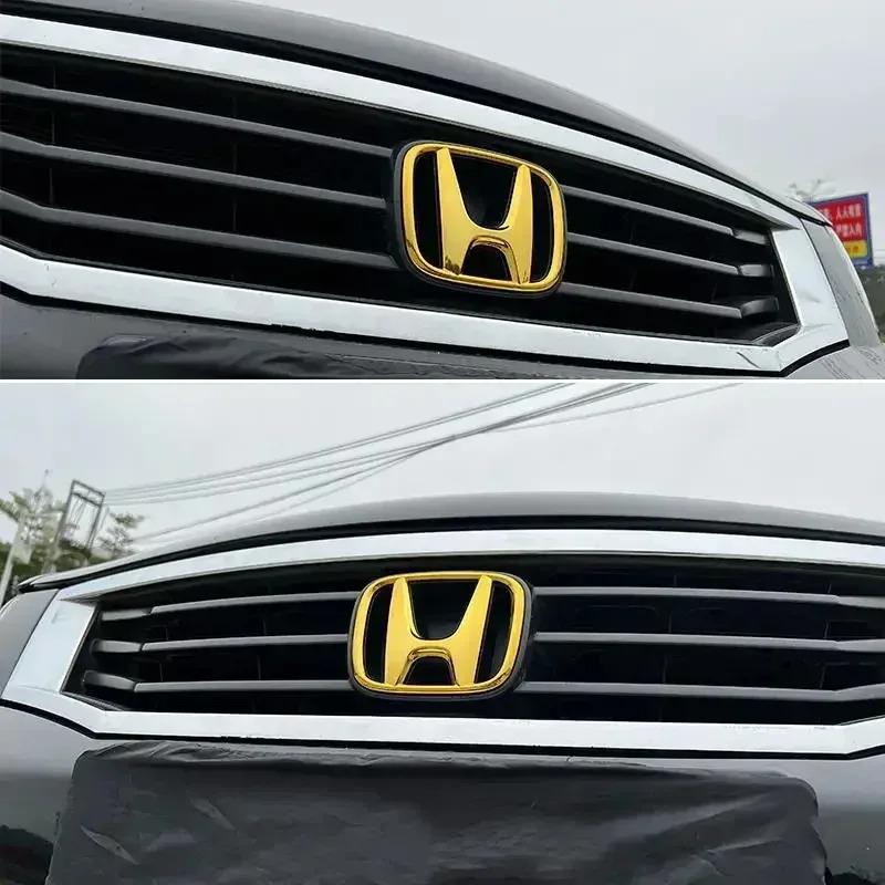ABS Car Front Rear Badge Sticker for Honda City XR-V Envix CR-V STEPWGN Civic Accord ODYSSEY VEZEL Fit Auto Hood Grille Emblem