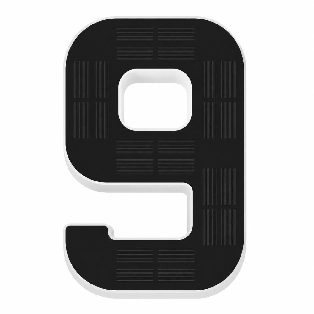 Highlighting Solar Lighted House Numbers Light 11inch Solar Digital Doorplate Yard