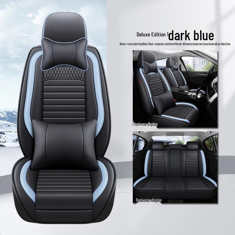 Buick Excelle GT/XT 2021 Lädersätesskydd för 13/14/15-modeller - Fullständigt skydd, Design för fem säten