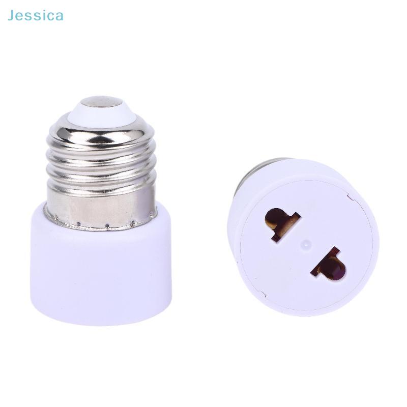 White E27 Plug Bulb Holder Light Fixture Bulb Base Adapter Lamp Socket Us Eu