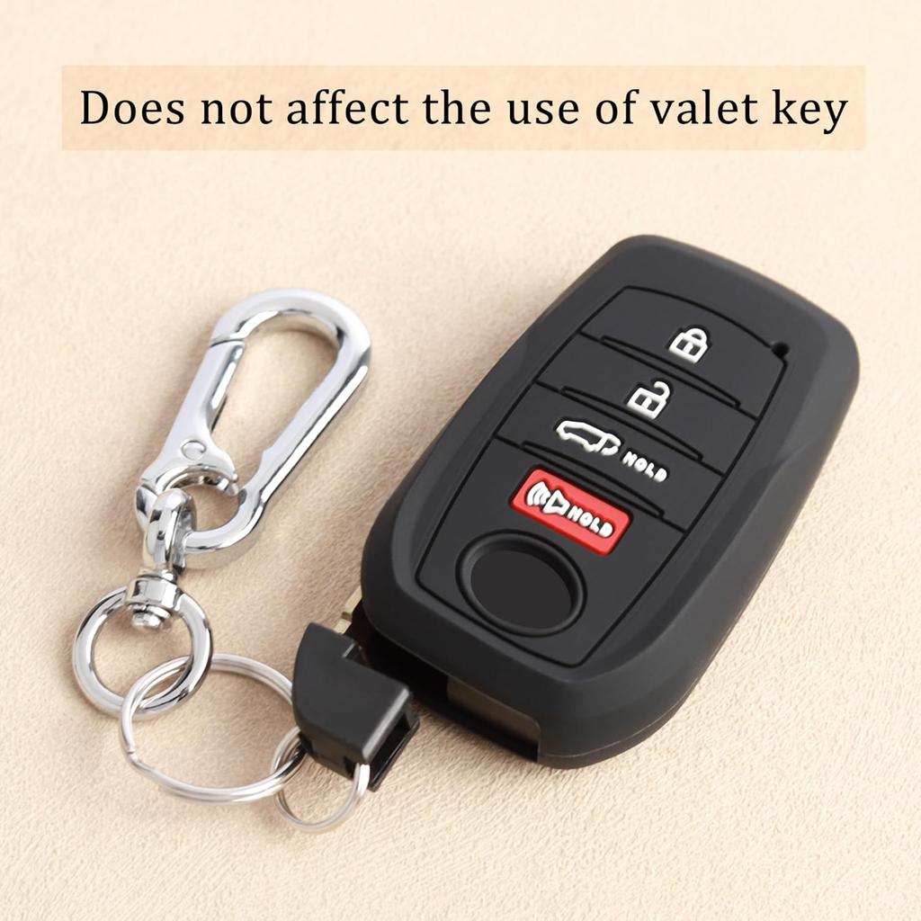 TANDRIVE Key Fob Cover For Toyota 2025 2026 Grand Highlander Corolla Cross 4Runner Land Cruiser Highlander Crown Signia Sequoia Venza -2026,