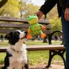 Cartoon Frog Shape Interactive Sound Toy Bite Resistant Pet Squeaky Chew Toy  Home Use
