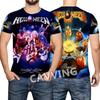 New Fashion Women/Men's 3D Print  Helloween Band  Casual T-shirts Hip Hop Tshirts Harajuku Styles Tops Clothing