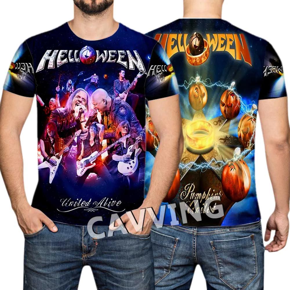 New Fashion Women/Men's 3D Print  Helloween Band  Casual T-shirts Hip Hop Tshirts Harajuku Styles Tops Clothing