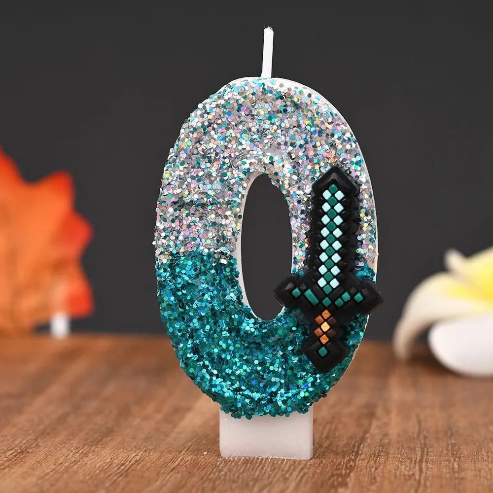 

Digital Candle Birthday Little Celebration Cake Topper Decoration One Size