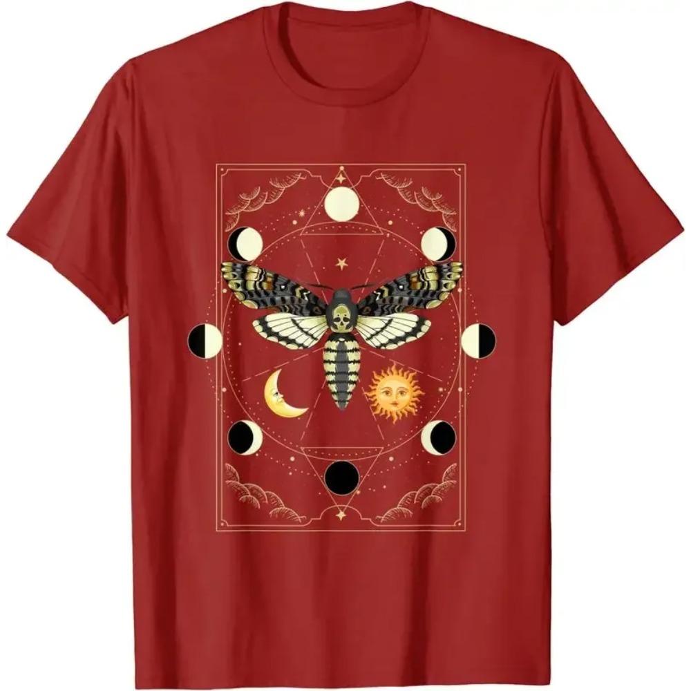 Goth Moth Tarot Card Moth T-Shirt