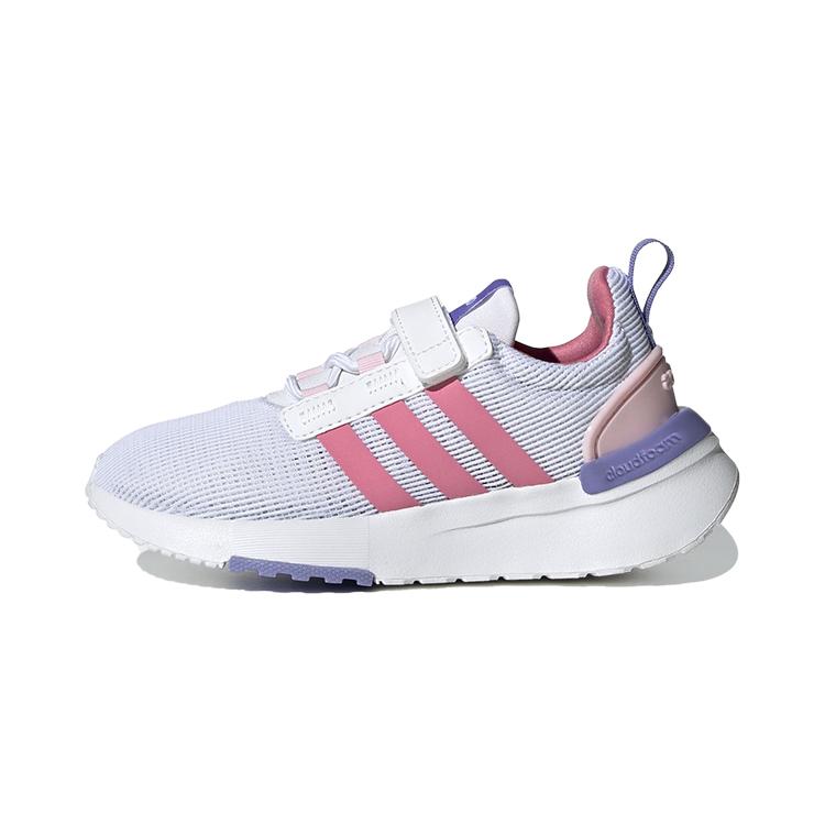 

Adidas Neo Racer TR21 Cushioning, Wear Resistant Low top Kids Running Shoes White Purple Children Aged 3 7 Years Old GX3494 28.5