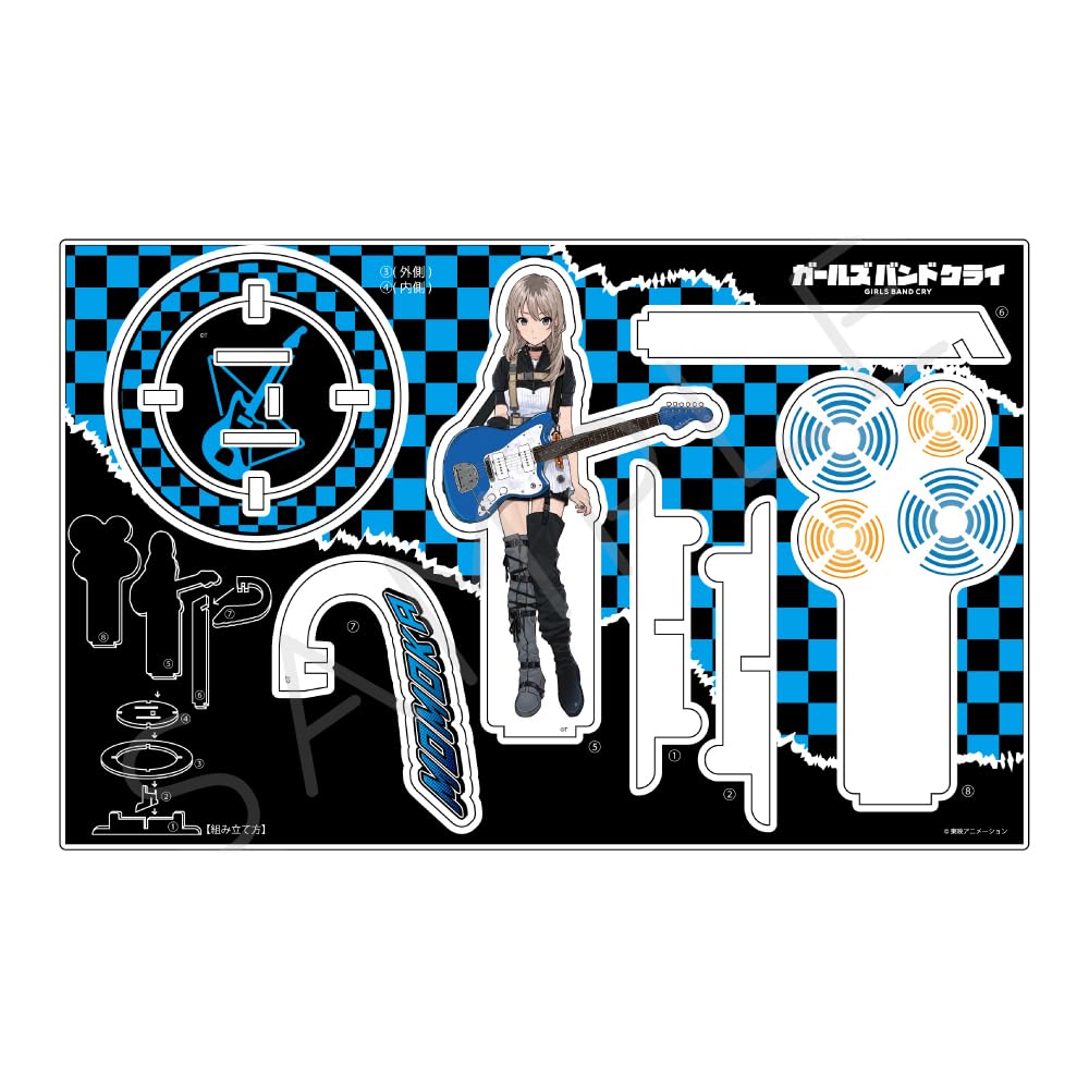 

TV Anime Band 3rd Edition Big Acrylic Stand YB Girls Cry [Kawaragi Momoka]