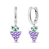 Original 925 Silver Simple Starry Moon Night Zircon Earrings for Women Trending Fashion Jewelry Birthday Gift New In