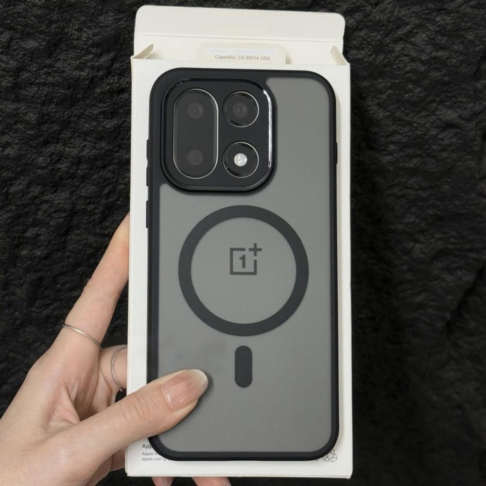 Matte Wireless Charge Magnetic Phone Case For OnePlus 15 13 13R 13S 13T Nord 5 CE 5 Ace 5 Pro For Magsafe Bumper Non-Slip Cover