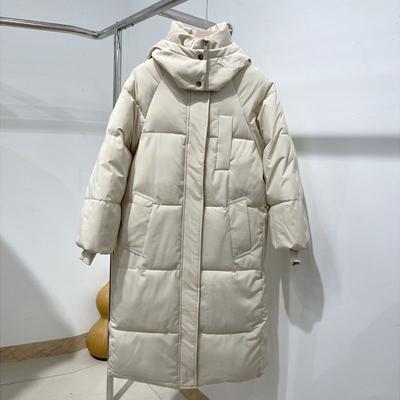 Winter Daunen Baumwollmantel Damen Mittellang Neuer Stil Locker Verdickte Baumwolljacke Knielang Brotmantel Baumwollmantel Jacke
