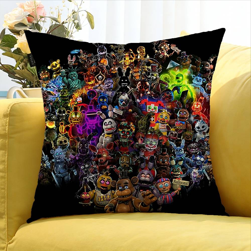 WFnafS World Various Sizes Square Pillow Case For Car Home Bedchamber Decor