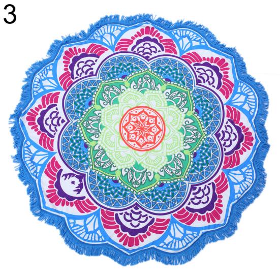 Mandalas Tapestry Lotus Wall Hanging Beach Towel Yoga Mat Blanket Camping Pad
