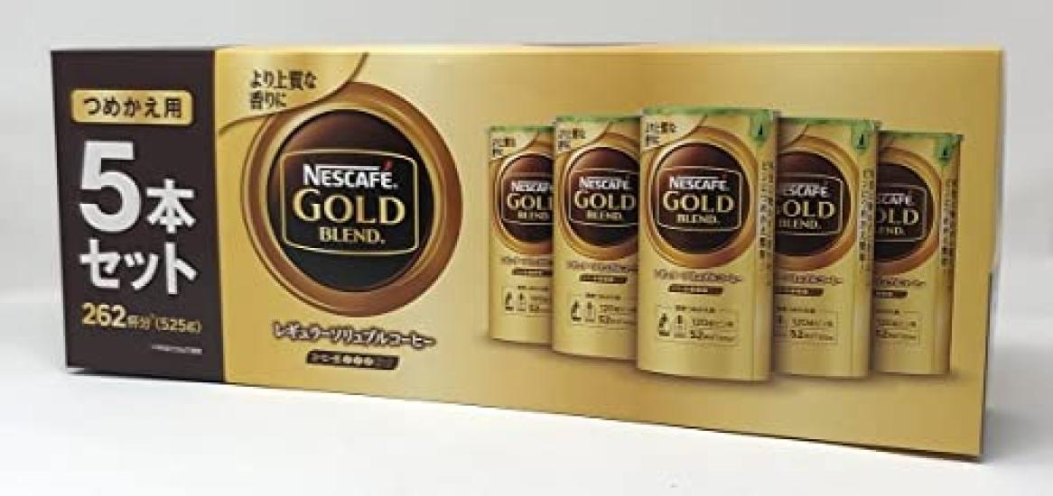 

Costco Nescafe Gold Blend Эко- и системная упаковка (Пополнение) 105 г 5 штук