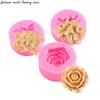 Silicone World Lilac Rose Lily Fondant Silicone Molds Handmade Soap Gypsum Cake Decorating Diy Chocolate Baking Tools 3D Mold