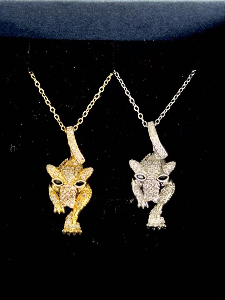 Retro INS Style Multicolor Zircon French Peach Heart Necklace with Diamonds and Titanium Stainless Steel