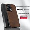 For Redmi K60 and K60 Pro Case Magnetic Elegant Leather Wear-Resistant Lens Fully Covered Non-Slip Grip Edge Cover Shell