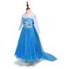 Frozen Princess Long Sleeve Costume Gown for Kids - Elsa & Anna Inspired with Cape