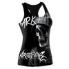 Summer Halloween new skull digital printing I-shaped vest yoga clothes thin breathable top women