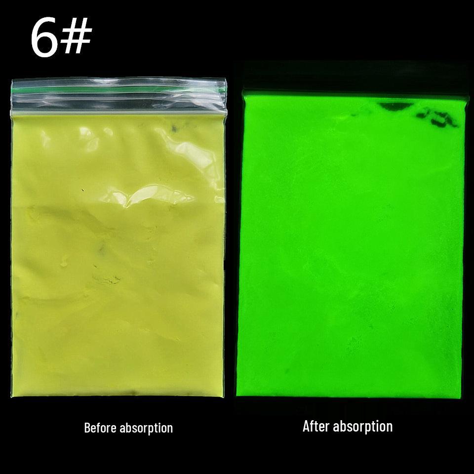 High Brightness Long-Lasting Luminous Powder 10g - DIY Nail Glitter Resin Pendant Kit