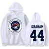 Off Campus Merch Graham 44 Briar University Hawks Hooded Hockey Romance Pullover Pocket Sweatshirt Fashion Streetwear