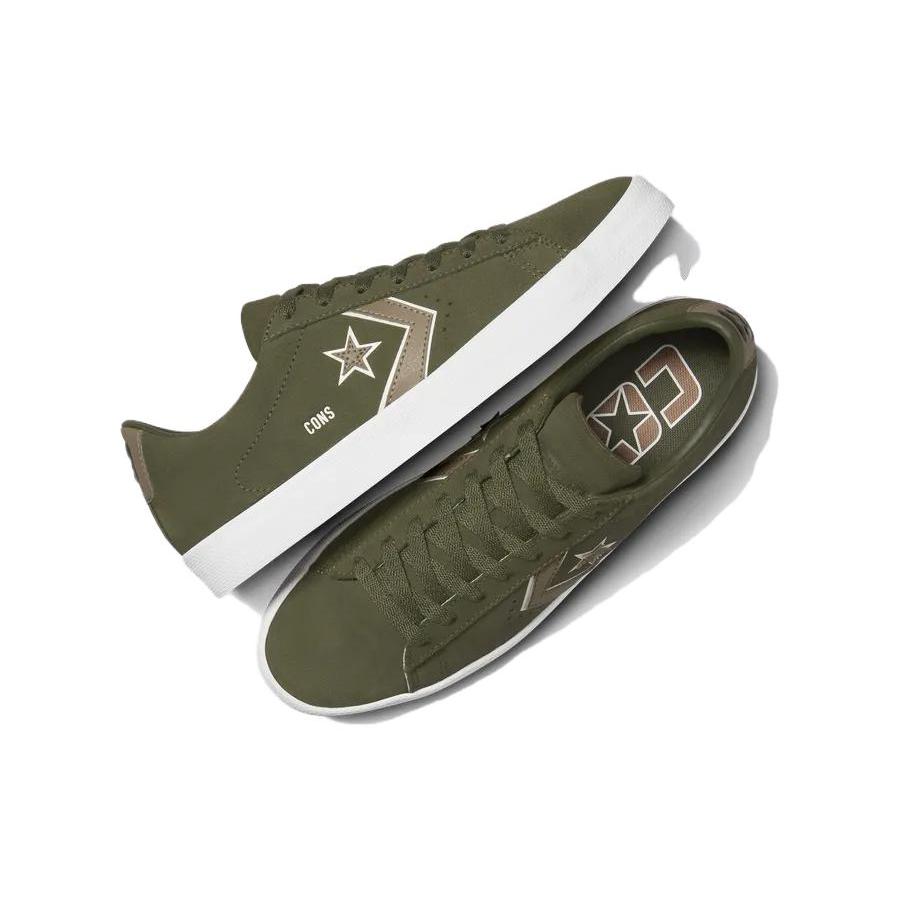 New Converse Cons PL Vulc Pro Abrasion Resistant Breathable Low Top Skateboard Shoes Unisex Green A06653C