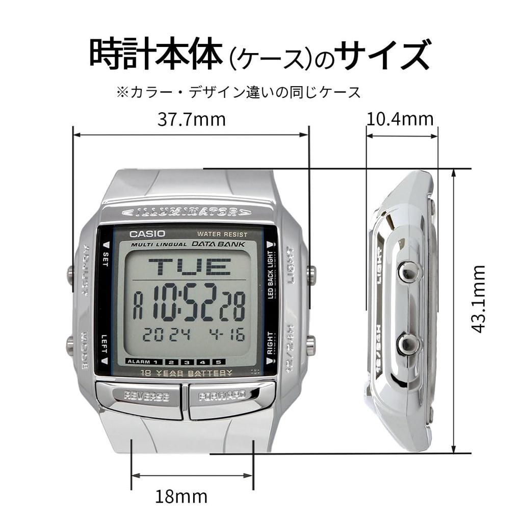 CASIO Data Bank Telememo 30 Digital Watch Gold Overseas Model [Casio] DB-360G-9A Men's [Item]