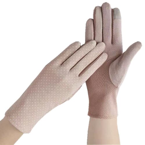 

Увлажняющие перчатки Sweetimes для сна, ухода за руками, при шероховатости рук, совместимые со смартфоном, набор из 2 цветов №. 08 (Бежевый + Розовый для Весны/Осени)