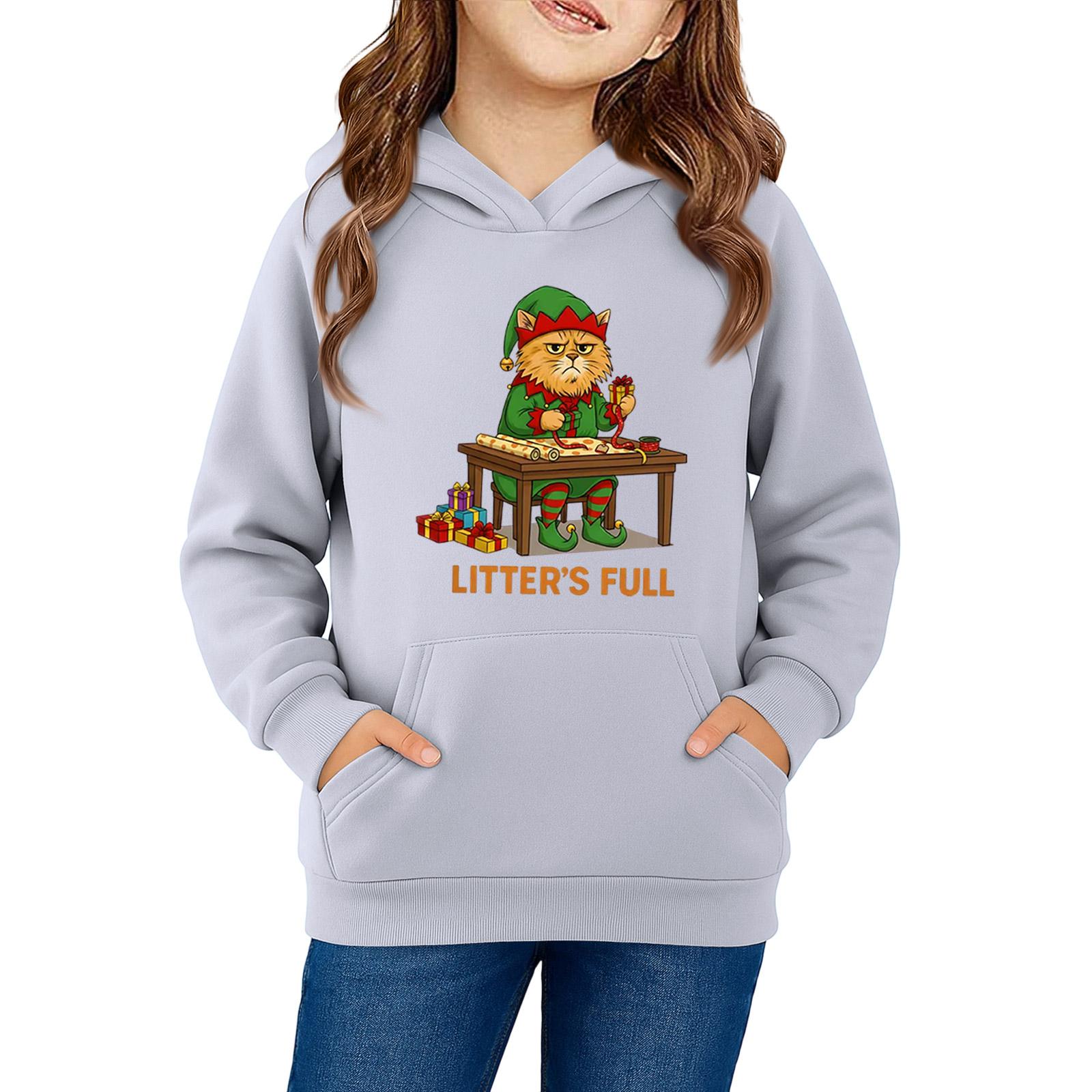 

Sweatshirts For Teen Girls Hoodies Long Sleeve Drawstring Pullover Cute Oversized Hoodie 140