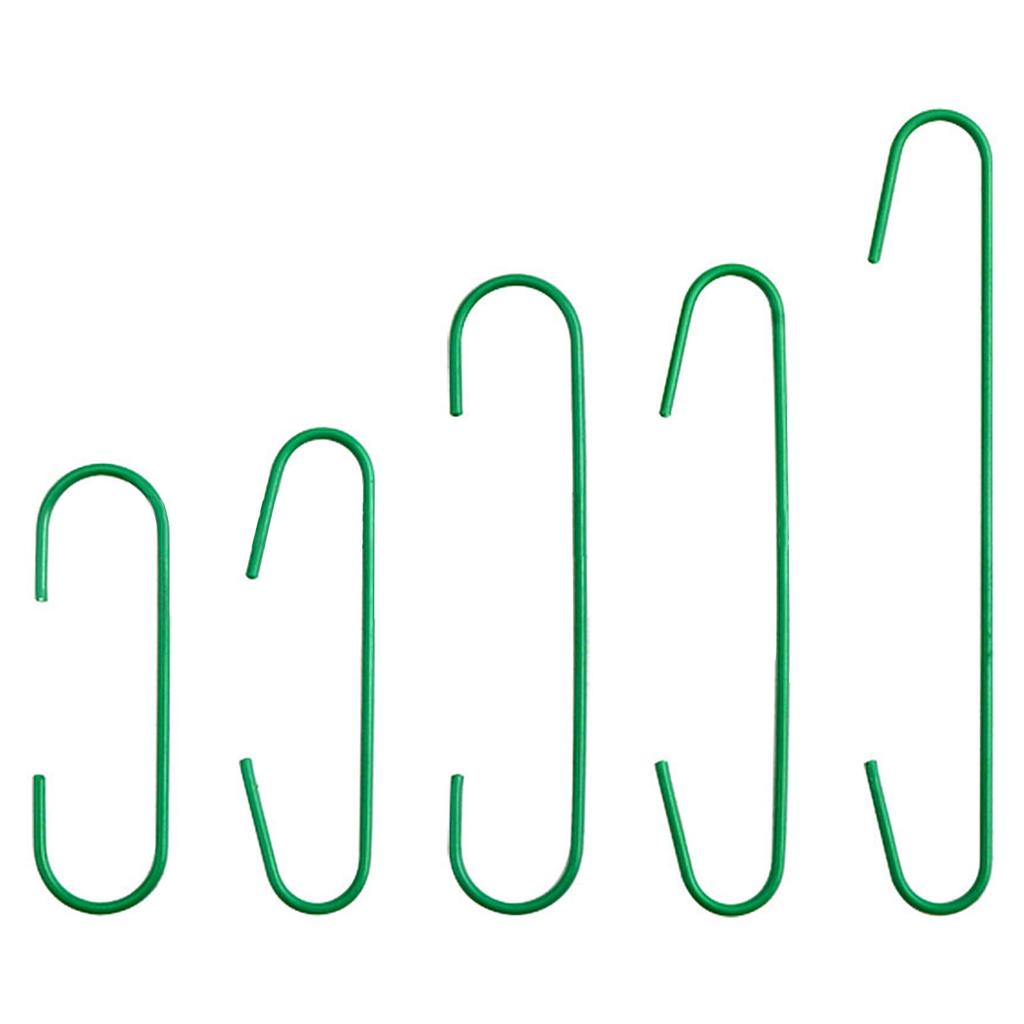 100pcs Christmas Ornament Hooks Metal C-Shaped Hook Holder Christmas Tree Ball Pendant Hanging Decoration for New Year