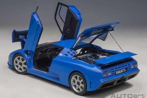 AUTOart 1/18 Scale Bugatti EB110 SS French Blue Finished Model 70917