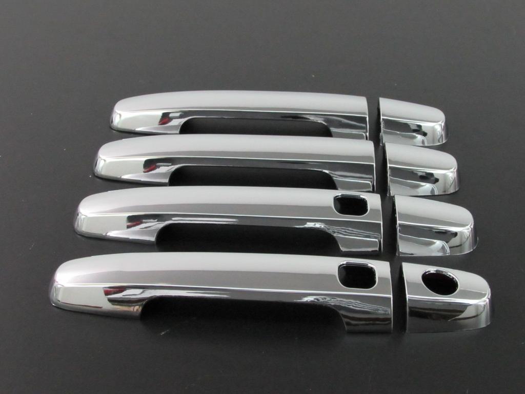 BRIGHTZ Chrome Outer Door Handle Covers for Toyota Camry ACV30 and ACV35 Full Smart Key Compatible 456 Series, Coverage, [COR-NOBU-FS-A2B2C1D3]