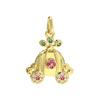 3pcs Copper Zodiac Crab Turtle Starfish Necklace Pendant DIY Jewelry Women Charm Octopus Shell Carriage Candy Earring