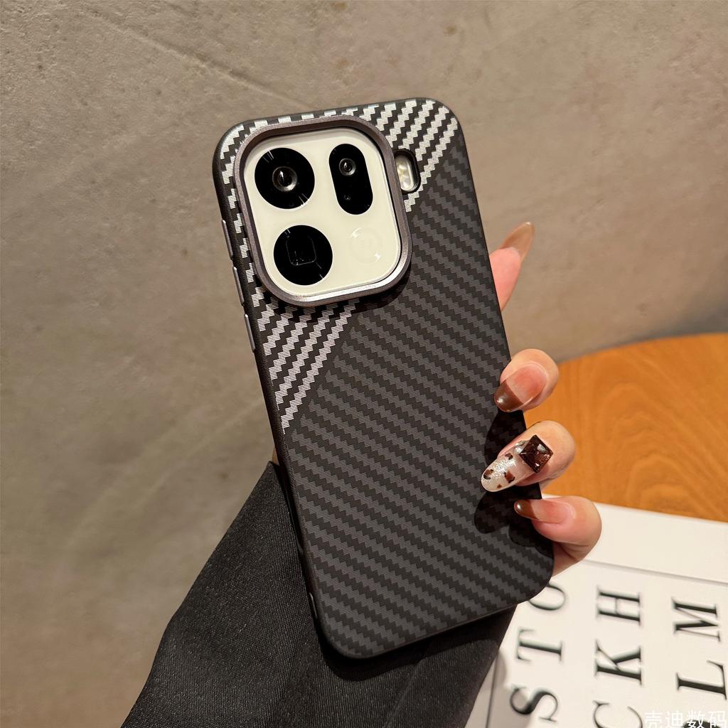 Case For OPPO Find X9 Pro Magnetic Carbon Fiber Anti Fingerprint Anti Fall Protect Case For OPPO Find X9 Shell Shockproof Bumper