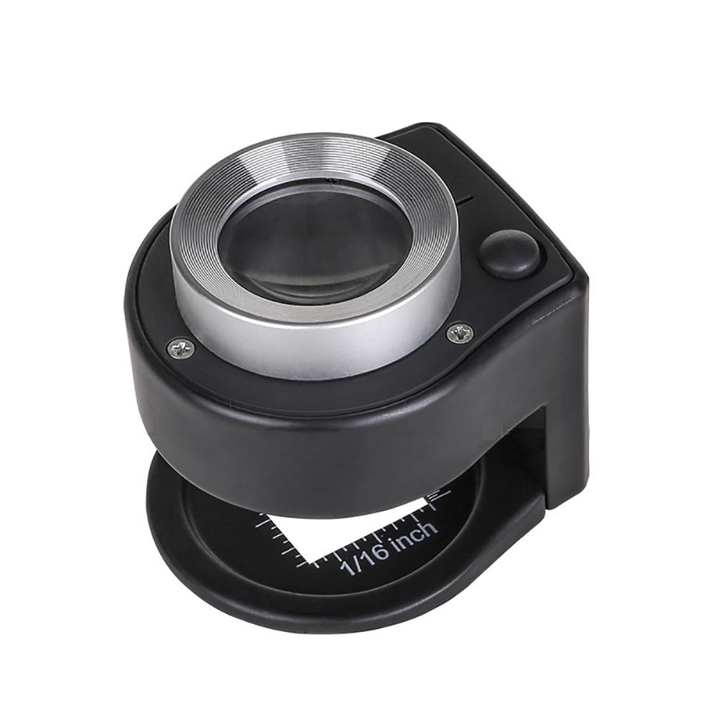 30X Handheld Mini Magnifier Jewelry Identification Tools Loupe Optical Instrument