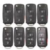 4/5 Buttons Car Key Case Shell For Vw/Volkswagen Sharan Caddy Eos Golf Jetta Beetle Polo Up Tiguan Touran Folding