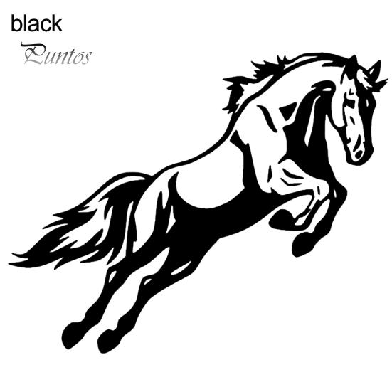 Moda correndo cavalo carro corpo janela pára-choque decalque adesivo reflexivo decoração