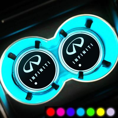 Tapis Sous-Verre LED pour Voiture pour Infiniti Q50 G35 FX35 G37 G35 M37 M35 QX70 QX80 QX60 QX50 EX35 FX45 FX37 Q30 Q80 Q70 Q60