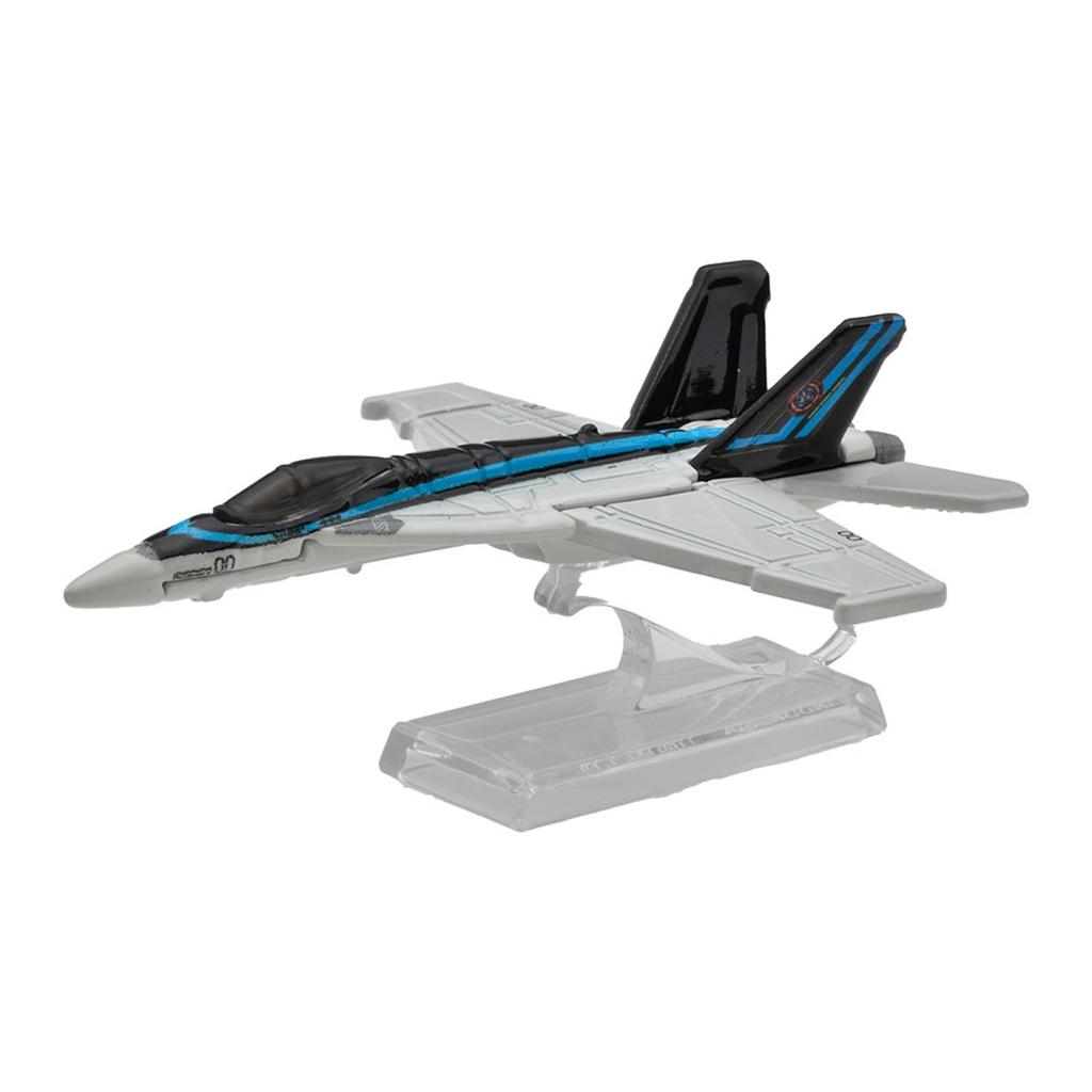 Hot Wheels Pop Culture - F/A-18E Super Hornet Vehicle Toy, Miniature Car, Airplane, Ages 3 and Up, Gray, HVJ37