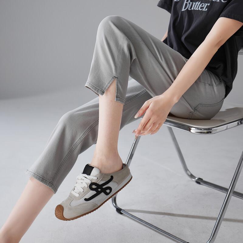 SOFSIL Women's High-Waist Slim Fit Capri Jeans