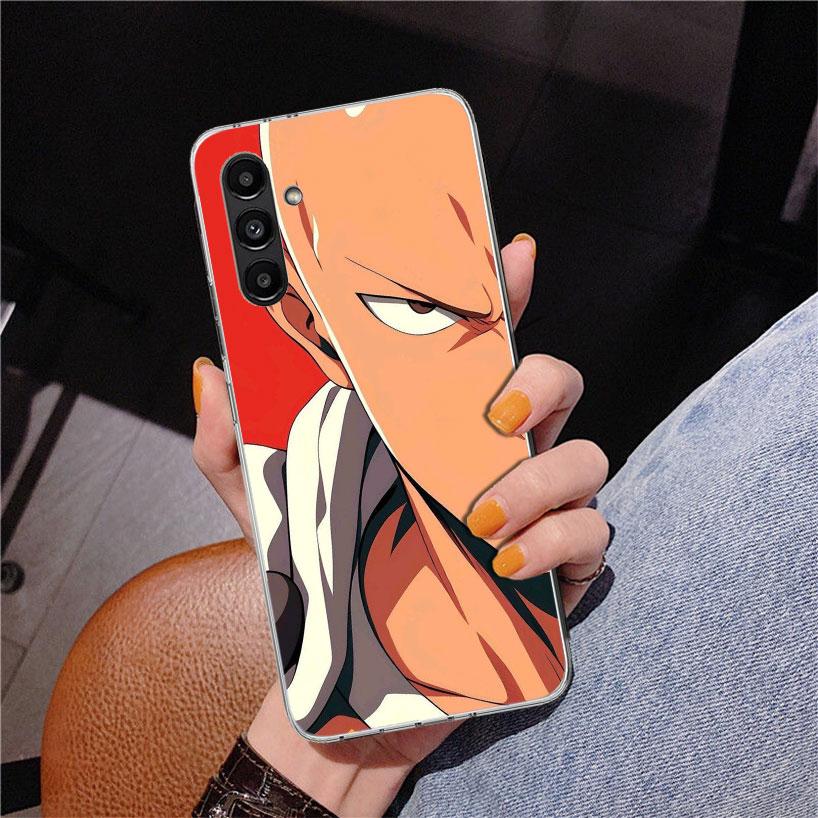 One P-Punch-Man Saitama King Phone Case For Samsung Galaxy A17 A16 A15 A14 A13 A57 A56 A55 A54 A53 A37 A36 A35 A34 A33 A26 A25 A