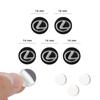 Emblems For Lexus Fsport GX470 RX330 IS250 LX570 LX600 Ct200h RX350 IS300h 5/10PCS/lot 14mm Car Key Shell Square Emblem Symbol S