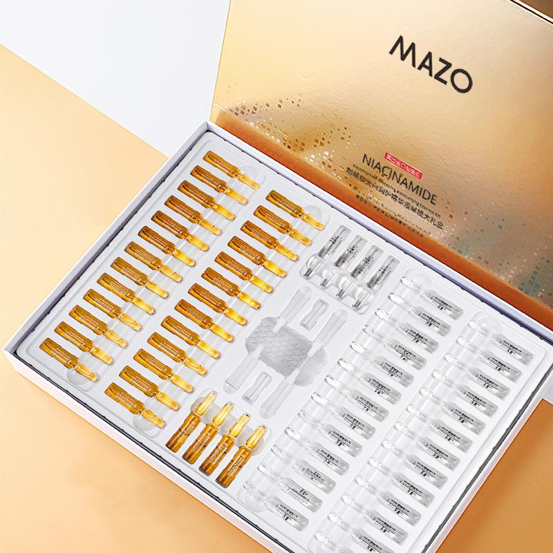 Niacinamide Whitening Essence Set Morning and Night Hydrating Skin Care Set Autumn and Winter Beauty Salon Essence Yuziou MAZO Niacinamide M