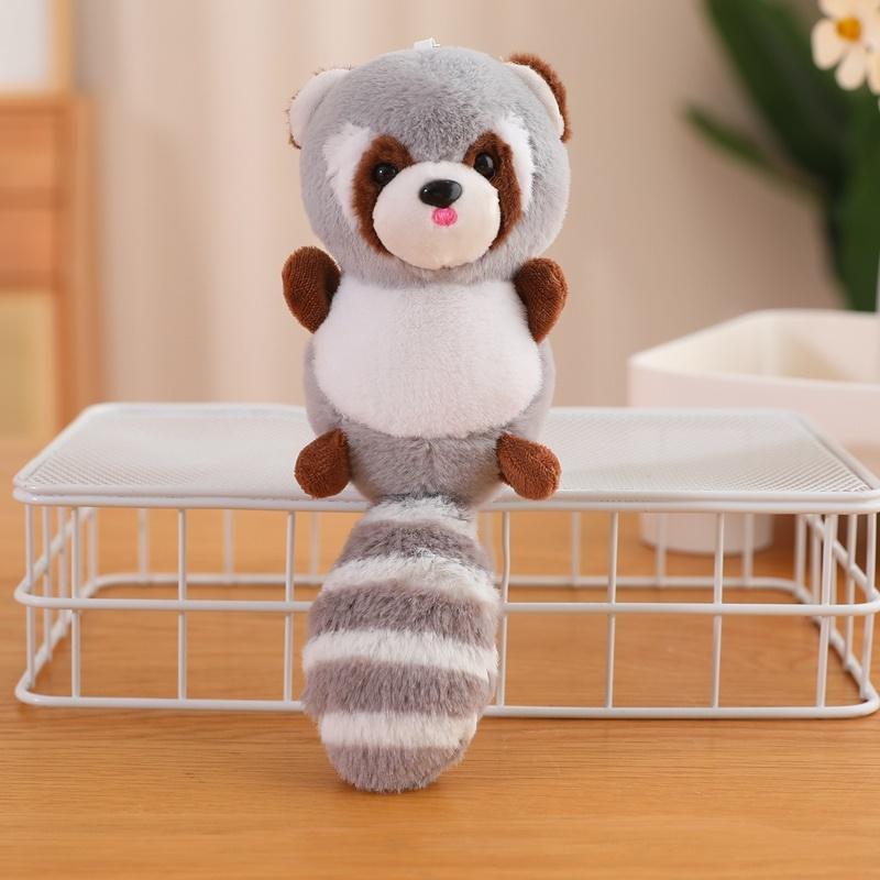Premium-Quality 20Cm High-Standard Cute Premium-Quality Raccoon Plush Superior-Grade Pendant First-Class Toy High-Standard Doll Premium-Quality