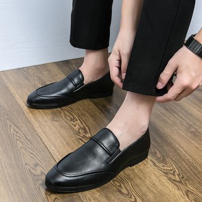 Fashion Men Business Loafers From The United States Casual Lightweight Comfortable Travel Small Leather Shoes Social Shoes Size 38-46