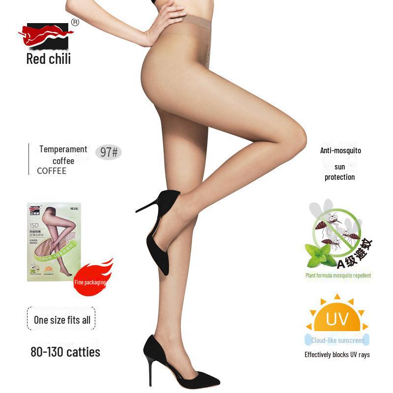 

Women s Summer Anti-Mosquito Sunscreen Stockings - Thin, Anti-Hook, Wear-Resistant, Skin Care, Sexy Bare Leg Pantyhose One Size (Anti-Mosquito, Sun Protection)